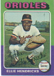 1975 Topps Baseball Cards      609     Elrod Hendricks